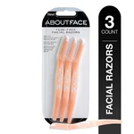 About Face Fuzz-free Facial Razors For Shaving & Exfoliating Includes 3 Beauty. Fixed Price $8.95.