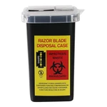Teonei Razor Blades Dispenser Case,small Portable Sharps Black. Fixed Price $18.99.