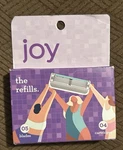 Gillette Joy The Refills Women's Razor Blades 5 4 Cartridges - New. Fixed Price $10.95.