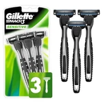 Gillette Mach Sensitive Men Blade Disposable RAZOR,3 Count. Fixed Price $16.31.
