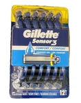 Gillette SENSOR3 Comfort Men's Disposable Razors 12-PACK Free Shipping. Fixed Price $12.75.