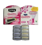 Schick Quattro For Women Refill Blade 22 Cartridges 4 Ultra Thin Heads New. Fixed Price $21.24.
