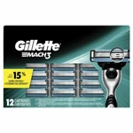 Gillette MACH3 Mens Razor Blades Refill 12 Cartridges - Brand New. Fixed Price $20.95.