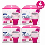 Schick Intuition Island Berry Razor Blade Refills With Ai Extract 4 Pack. Fixed Price $50.00.