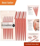 Dermaplane Razor For Women Face Six Pack Exfoliating Facial Shaver. Fixed Price $9.99.
