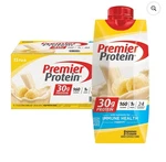 Premier Protein High Shake, Bananas & Cream, 11 Fl. Oz., 15 Pack. Fixed Price $24.99.