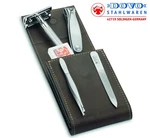 Dovo Safety Razor & Manicure Set With Merkur 23C Cowhide Case #574056. Fixed Price $114.40.