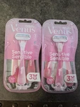 Lot Of 2: Gillette Venus Sensitive Women's Disposable Razors - 6 Total!. Fixed Price $15.95.
