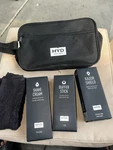 Hyd Shave Cream Buffer Stick Razor Shield Shaving Set With Bag. Fixed Price $12.99.