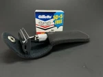 Shaving Safety Razor Steel Heavy Duty Short Handled + 55 Blades Wilkinson Sword. Fixed Price $27.99.