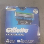 Gillette Proglide 5-BLADE Stainless Refill Cartridges 4 Pack For FUSION5. Fixed Price $15.00.