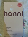 New Hanni The Razor Kit With Travel Cap, 5 Blades, Burgundy.. Fixed Price $29.00.