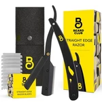 The Beard Club Straight Razor For Men - Navajas Premium Black. Fixed Price $28.88.