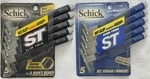 Schick St Slim Twin Vintage 1999 2000 No Slip Rubber Grip Disposable Razors Pack. Fixed Price $29.71.