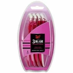 Walgreens Women's 3 Blade Disposable Razors With Fresh Floral Scented Handle -. Fixed Price $12.09.