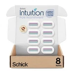 Schick Intuition Pure Nourishment Razor Refills 8 Count With Cocoa Butter. Fixed Price $28.99.