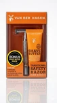 Van Der Hagen Safety Razor Set Include 5 Stainless Blades,shave Butter. Fixed Price $24.99.