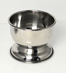 New Colonel Conk Stainless Steel Deluxe Shaving Bowl With Attached Base. Fixed Price $12.50.