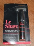 Vtg Le Shave Travel Razor Built Foam Twin Blade Nos Midland-morrison. Fixed Price $15.00.