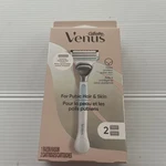 Venus For Pubic Hair & Skin Razor Handle + 2 Blade Refills B57-30 (L4). Fixed Price $11.99.
