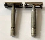 2 Vintage Gillette Rocket Hd Razors Lot Patent Pending & Brit 694093 England. Fixed Price $90.00.