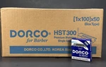 Dorco Blue Barber Razor Blades Single Edge Packs Of 100 ) 5000. Fixed Price $250.00.