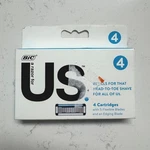 Bic Us Razor Refill Cartridges Unisex 4 Count Blue 5 Flexible Blades Edging. Fixed Price $8.99.