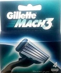 "brend New" Best Of The Market Gillette MACH3 Razor Blades 4 Pack Cartridges. Fixed Price $14.32.