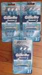 Gillette Sensor 3 Cool Disposal Razors Total Up 90 Fresh Shaves. Fixed Price $21.00.