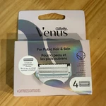 Gillette Venus Pubic Hair & Skin Refill Cartridges Women 4 Pack. Fixed Price $10.99.