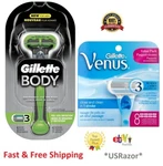 *8 Gillette Venus Body Razor Blades Cartridges Shaver Handle Refills 4 Women. Fixed Price $19.49.