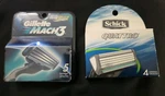 Gillette MACH3 + Schick Quattro Razor Blade Refill Cartridges Lot Of 2. Fixed Price $17.84.