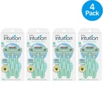 Schick Intuition Sensitive Care Disposable Razors 4 Pack Aloe Blades. Fixed Price $32.00.