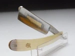 Rare! 13 Filarmonica Novodur Jose Monserrat Pou Spain Straight Razor #C-1280. Fixed Price $422.00.