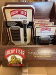 Lucky Tiger Display 6 Packs Of Blades Razors 3 Handles. Fixed Price $49.99.