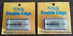 Lot Of Packs Schick Double Edge Razor Refills, Total 20 Blades. Fixed Price $5.95.
