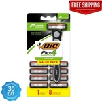 Bic Hybrid Flex 4 Sensitive Titanium Men's Disposable Razors, For Smooth,. Fixed Price $16.46.
