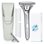 Myitkht Magnetic Safety Razor For Men, Count (pack Of 1), Pearl Chrome. Fixed Price $48.90.