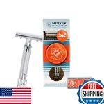 Merkur MK34C Double Edge Razor Heavy Duty Short Handle. Fixed Price $81.46.