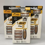 3X Bic Flex 5 Razors Cartridges Blades - New. Fixed Price $32.88.