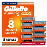 Gillette FUSION5 Power Razor Blade Refills For Men, 8 Count, With Precision Trim. Fixed Price $37.35.
