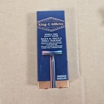 King C. Gillette Men's Double Edge Safety Razor + 5 Refill Blades. Fixed Price $19.00.