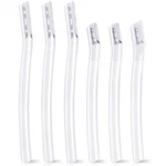 6 Pcs Eyebrow Razor Set, Transparent Face For Women And. Fixed Price $11.99.