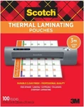 Scotch Thermal Laminating Pouches 100 Pack Mil Letter 8.9X11.4 Clear Sheets. Fixed Price $22.29.