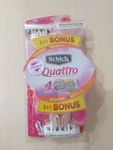 Schick Quattro Razor Raspberry Rain Scented Handles 4-BLADES Pivoting Head Qty. Fixed Price $6.99.