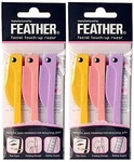 Feather Flamingo Facial Touch-up Razor (3 1 Count (pack 2), Assorted. Fixed Price $22.85.