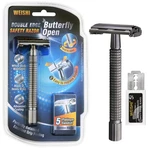 Weishi Butterfly Open Double Edge Safety Count (pack Of 1), Meteorite Gray. Fixed Price $21.01.