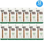 Bulldog Original Bamboo Razor 2-BLADE + Aloe Vera 12 Pack New. Fixed Price $64.00.
