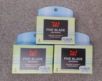 Lot Of 3-WALGREENS Five Blade, Compare Venus Extra Smooth, 12 Count Total. Fixed Price $16.90.