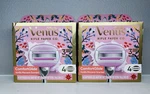 Gillette Venus Comfortglide Razor Refills Vanilla Macaron 4 Ct- Lot Of 2. Fixed Price $28.49.